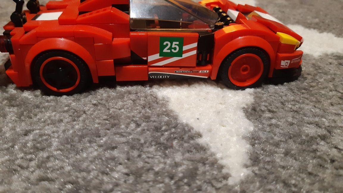 Klocki ferrari autko nie LEGO