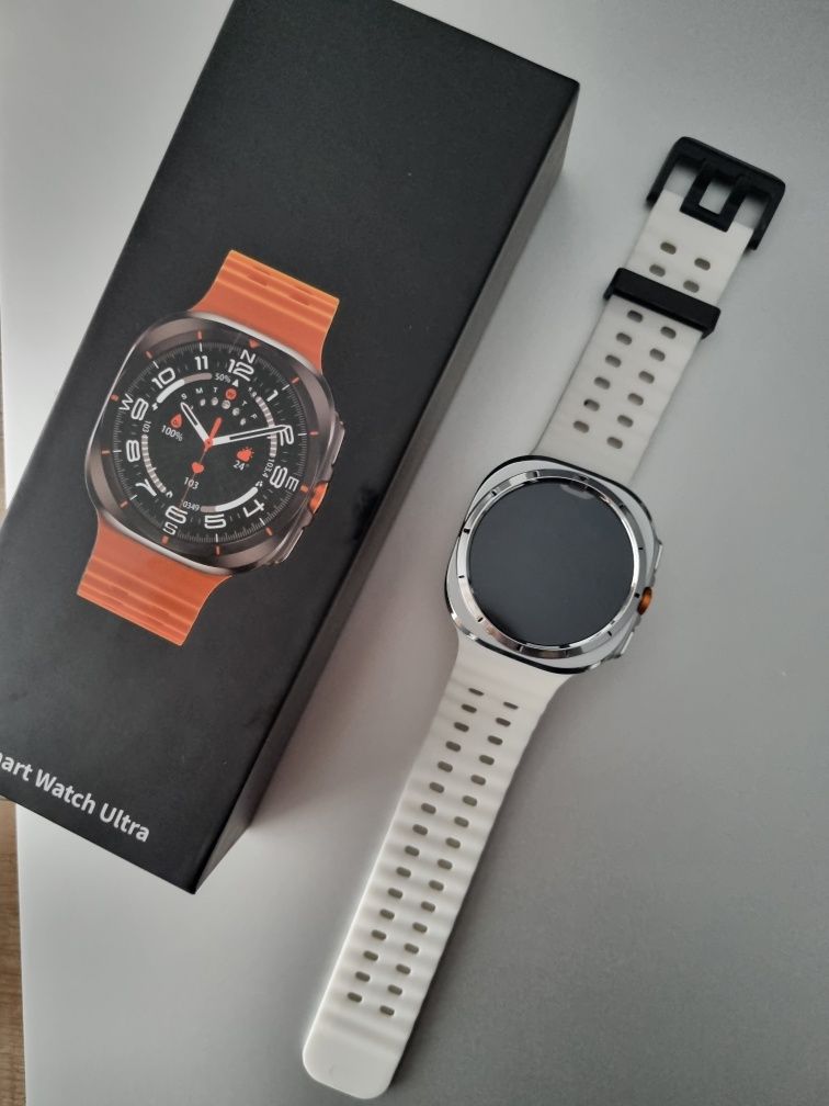 Smartwatch Galaxy Ultra Srebrna koperta