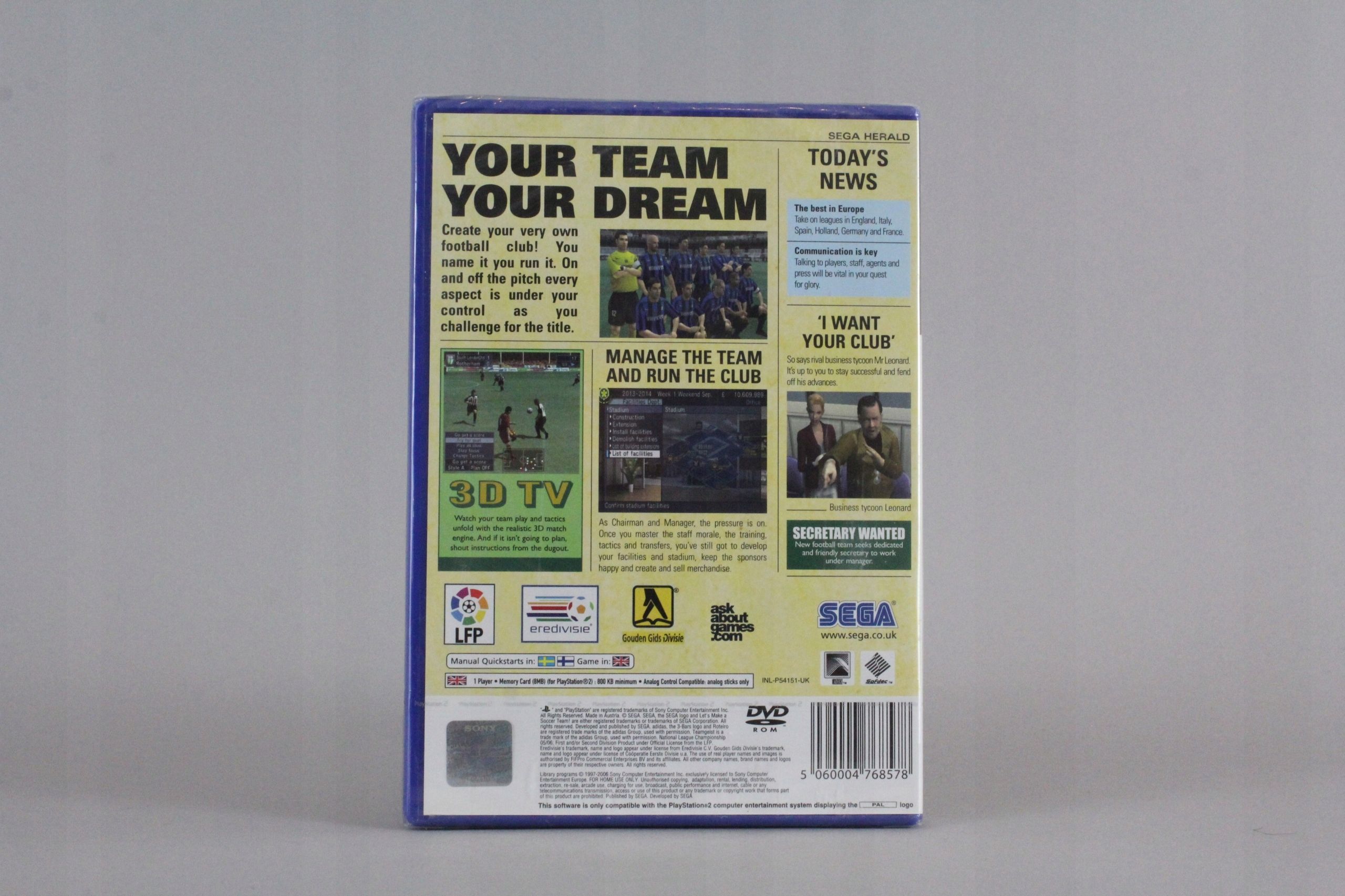 Gra Let's Make A Soccer Team! (Ps2)