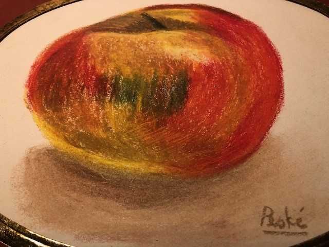 Jean Peske (Jan Mirosław Peszke), martwa natura, pastel, sygnowany