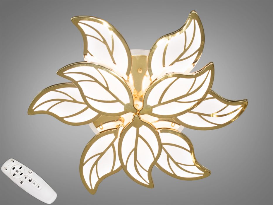 Лед люстра 140W Світлодіодна з димером і підсвіткою