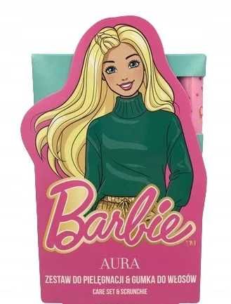 Barbie Zestaw do pielęgnacji pianka gumka do włosów balsam organizer