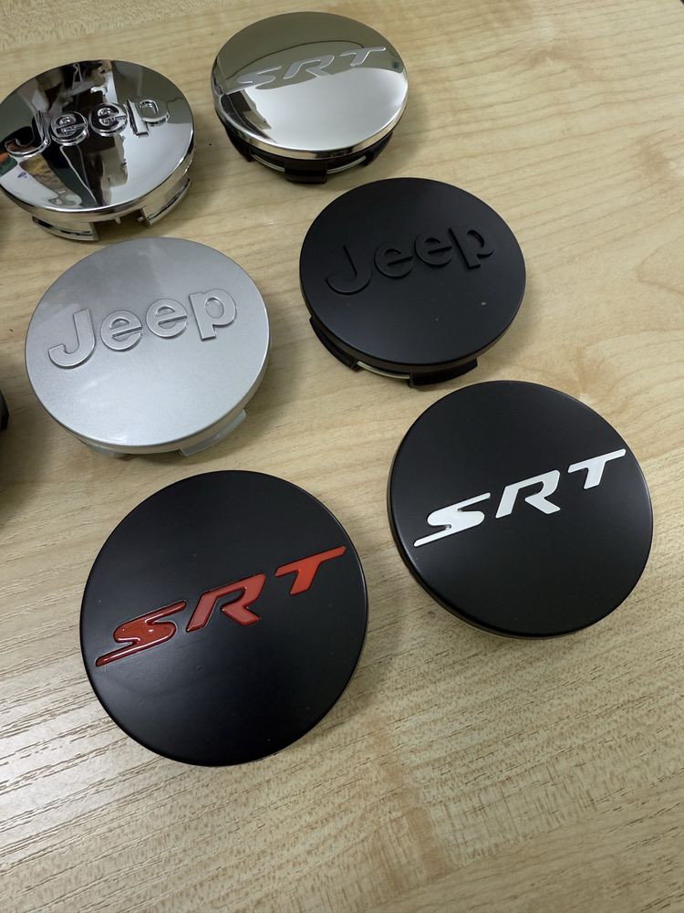 Колпачки заглушки на литые диски Jeep / SRT