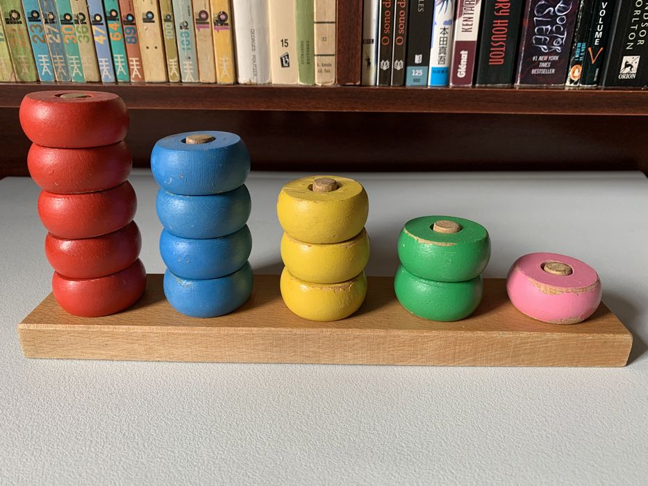 Brinquedo Didático de Madeira