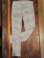 Spodnie Legginsy w panterkę na gumkę