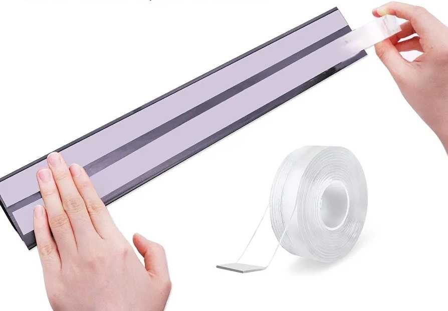 Czarny Kanał Kablowy 4szt Do Biura Domu 160cm Nr00305
