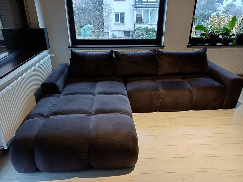 Wygodny narożnik z funkcją spania w rewelacyjnej cenie