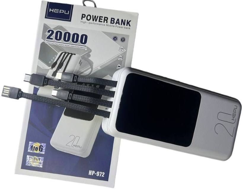 Power Bank 20000 mAh Remax RPP-166 Lango чорний/білий +ОПТ