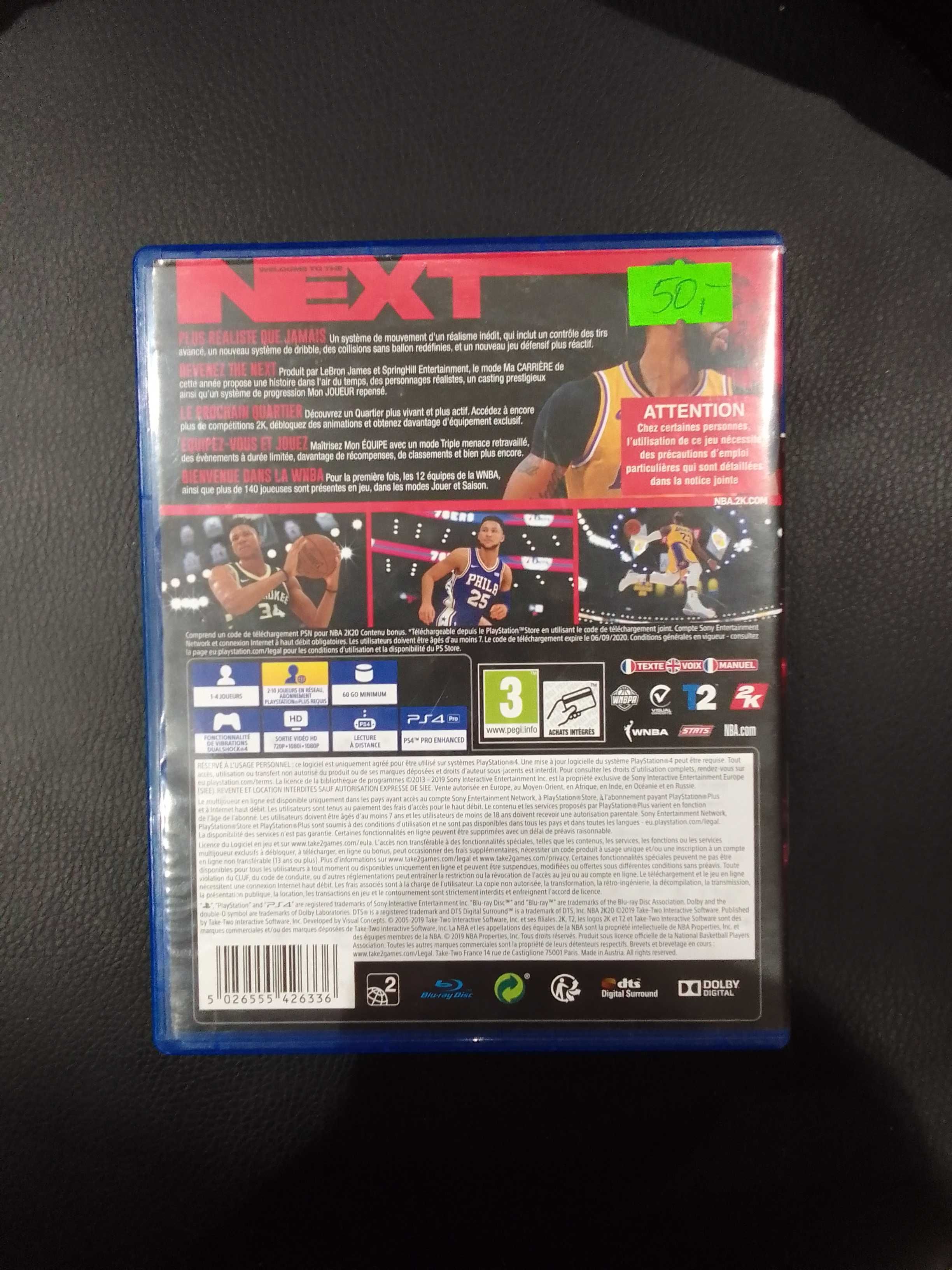 Gra NBA2K20   ps4