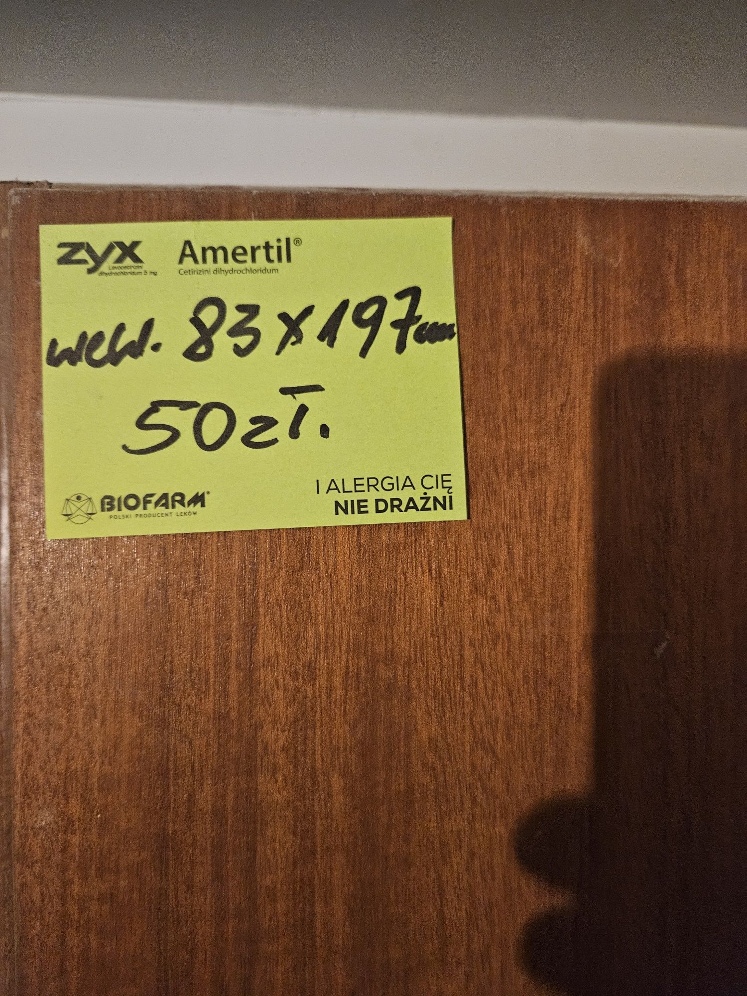 Dzwi wewnętrzne różne wymiary