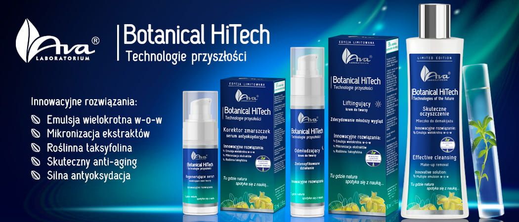 Botanical HiTech Regenerujące serum modelujące owal twarzy AVA