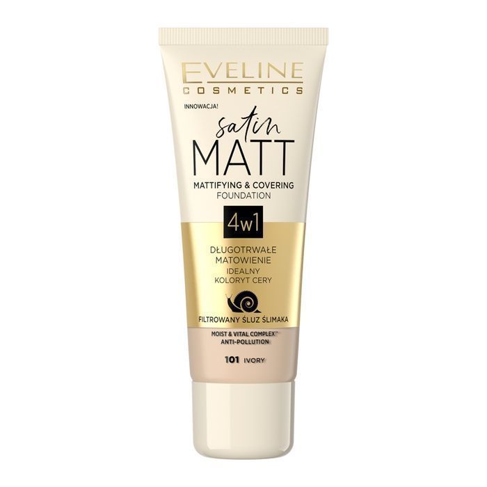Eveline Cosmetics matujący podkład do twarzy 101 Ivory 30ml