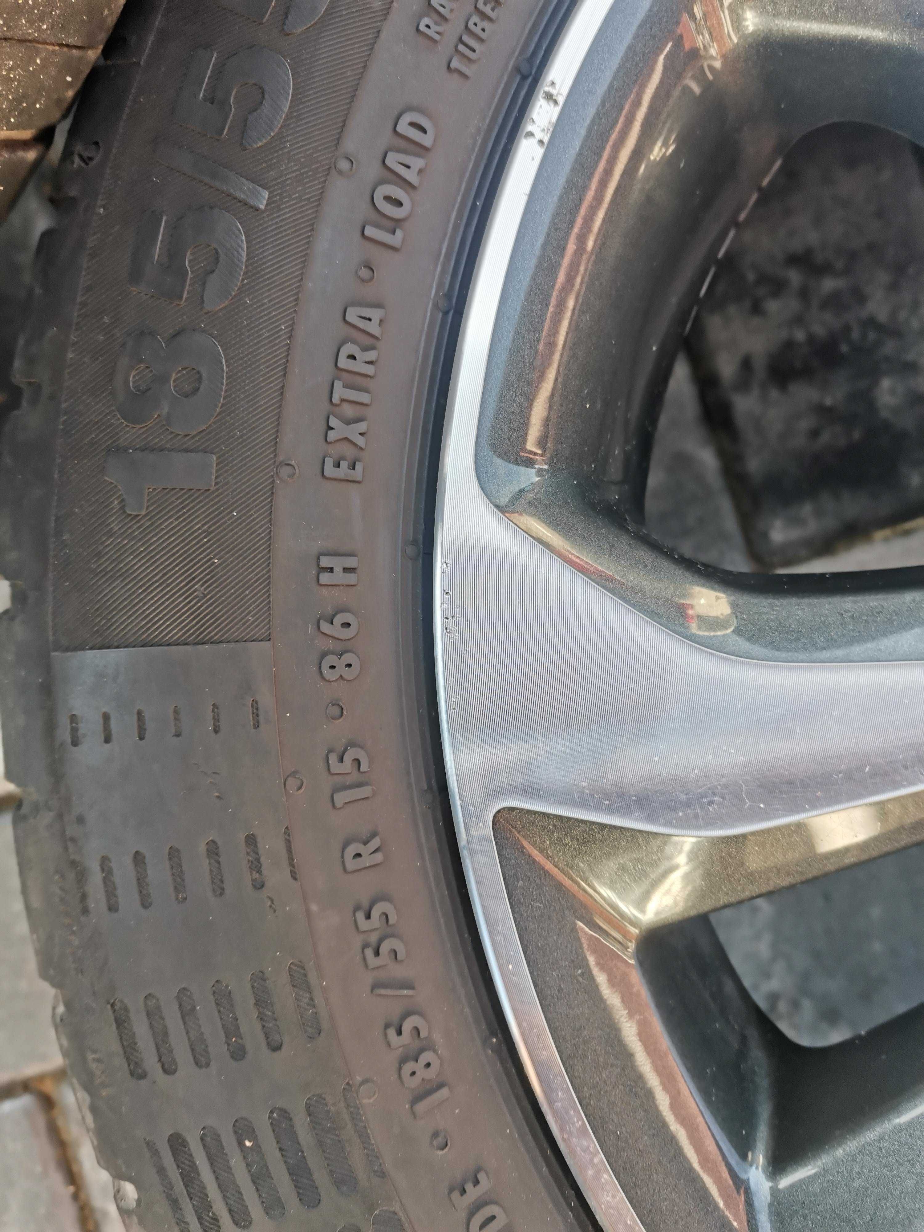 * 4 opony letnie Continental ContiEcoContact 5 185/55/15 86H