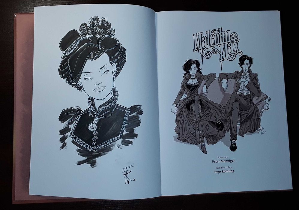 Malcolm Max Tom 1 Peter Mennigen Autograf Rysunek Komiks