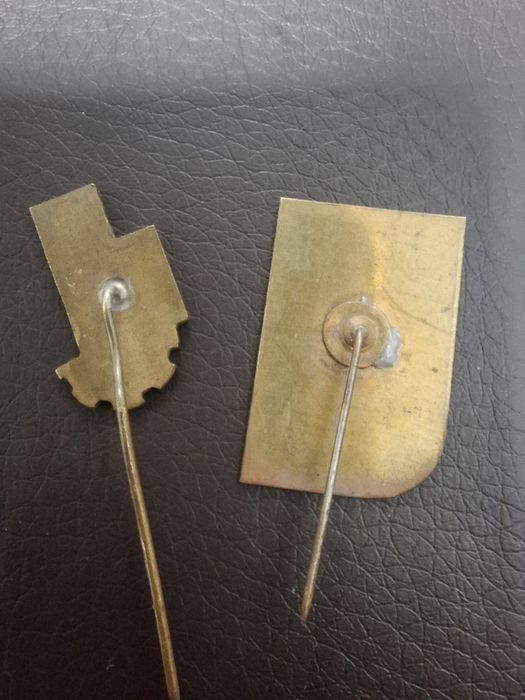 Zestaw przypinek PRL. Wyścig szlakiem grodów piastowskich.Rzepin,Lubin