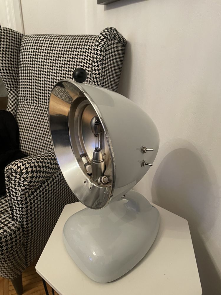 Lampa loft retro ogromna solarium PRL famed