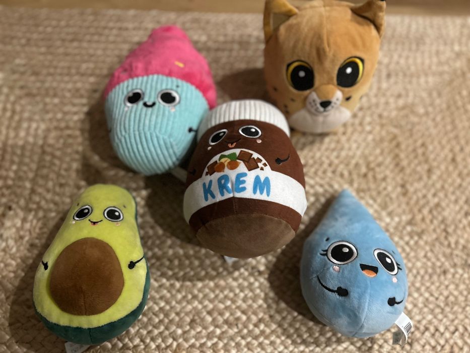 Maskotki z biedronki zestaw Biedronka gang