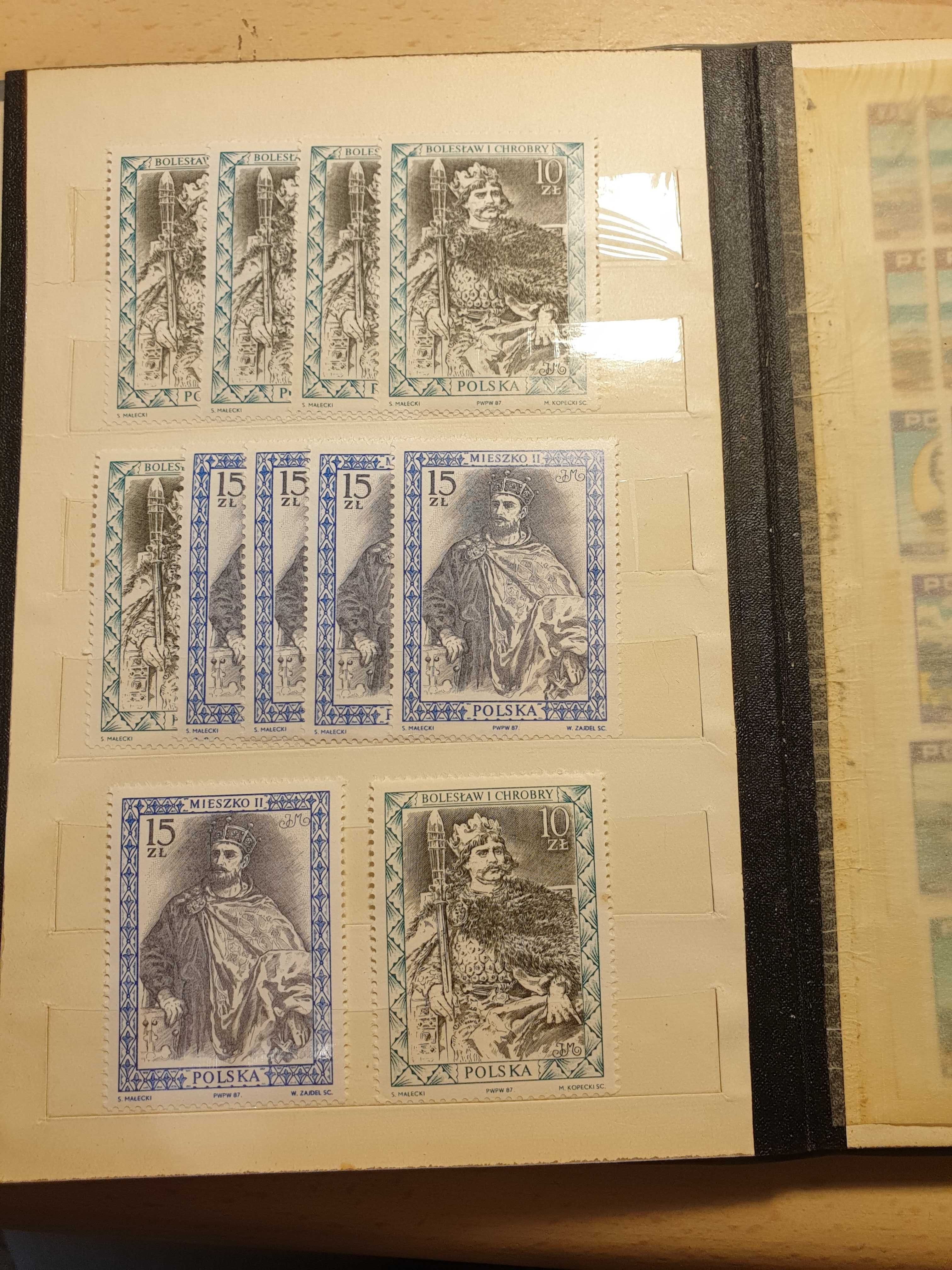 stare znaczki pocztowe album