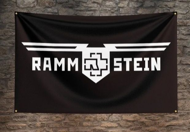 Plakat materiałowy Rammstein 90x60cm, 90x150cm