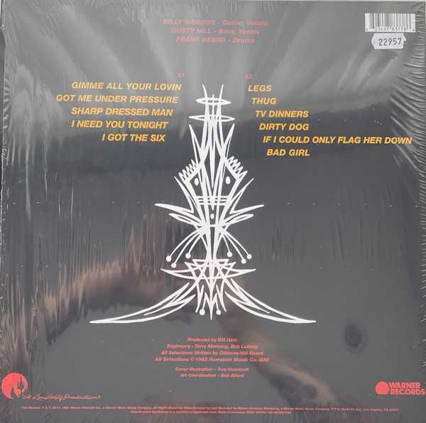 ZZ TOP - ELIMINATOR- LP -płyta nowa , zafoliowana