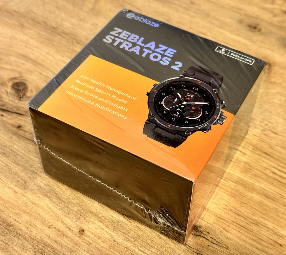 Nowy Zeblaze Stratos 2 GPS smartwatch Oled pulsometr krokomierz okazja