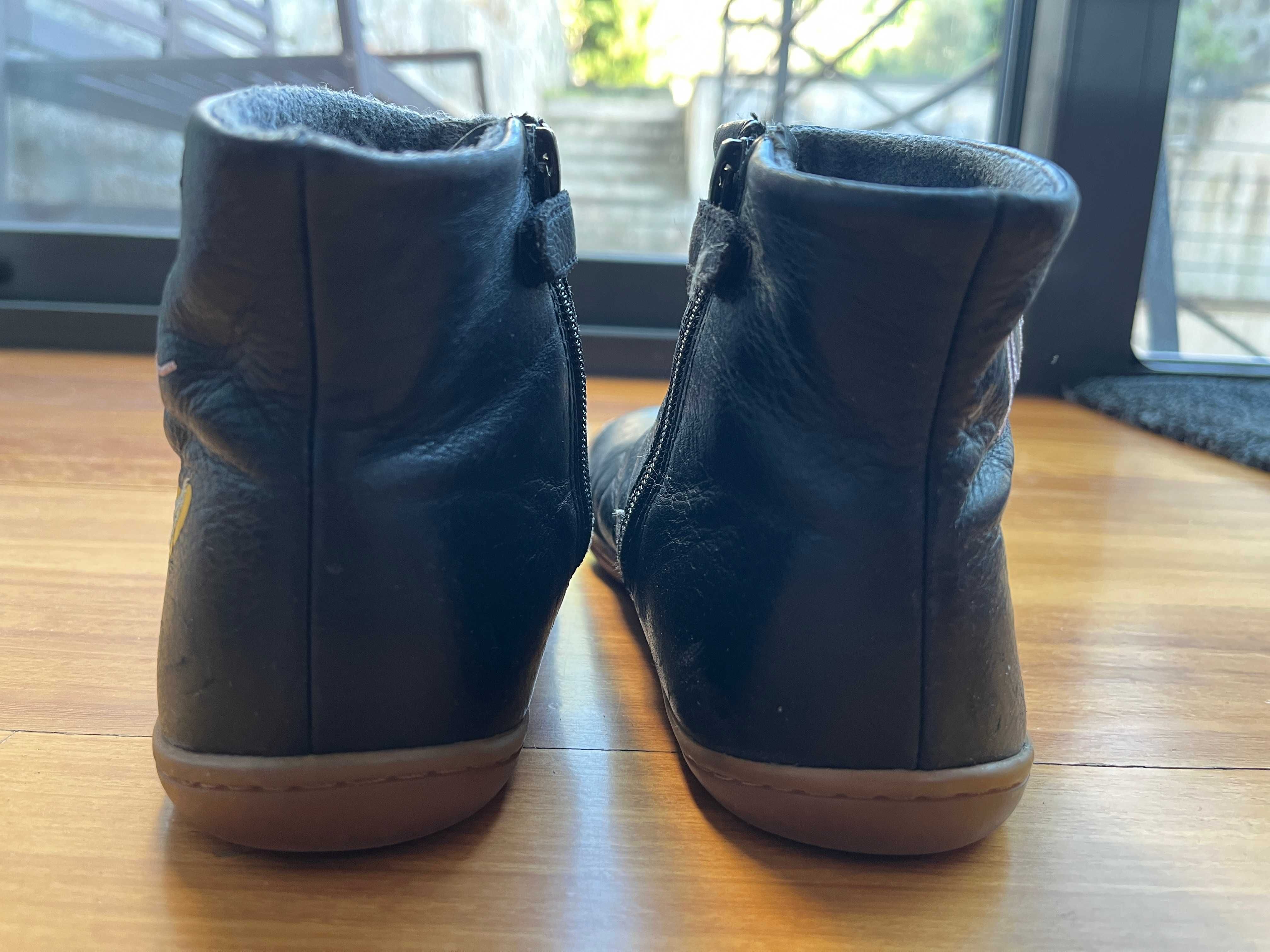 Botas Camper Menina Twins em azul marinho