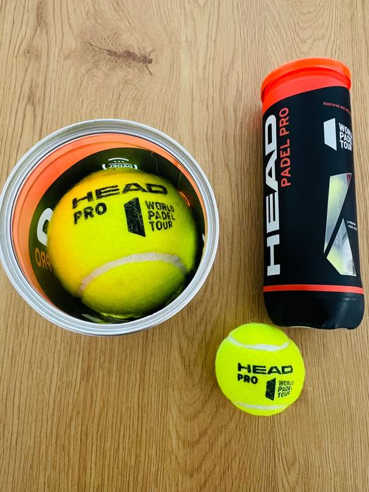 2 Kits de Bolas HEAD Padel Pro – Conjunto de 7 Bolas