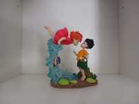 Figura Ponyo e Sōsuke — Studio Ghibli — Como Nova