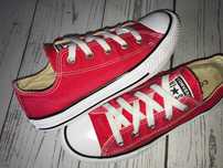 CONVERSE conversy NISKIE CZERWONE r.33 wkł.20,5cm