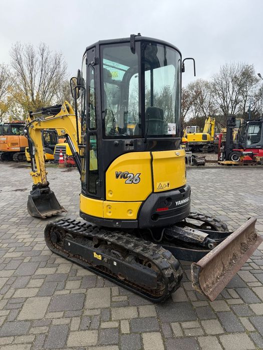 Yanmar VIO-26-6  Minikoparka Yanmar VIO26, waga 2665 kg.,Cat,Kubota,3tony