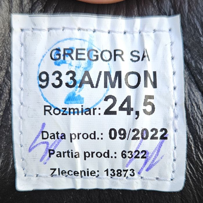 Buty wojskowe 38r 24.5 933a/mon Gregor