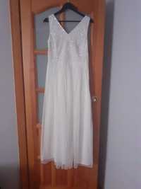 Nowa Biała suknia na ślub cywilny, poprawiny lub sesje
