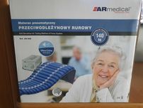 Materac pneumatyczny przeciwodleżynowy rurowy firmy AR medical