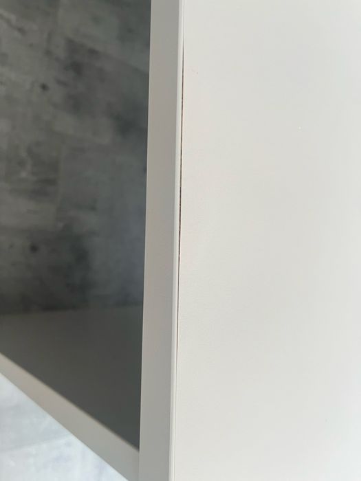 Biurko solidne firmy Meblik szare 125 x 67