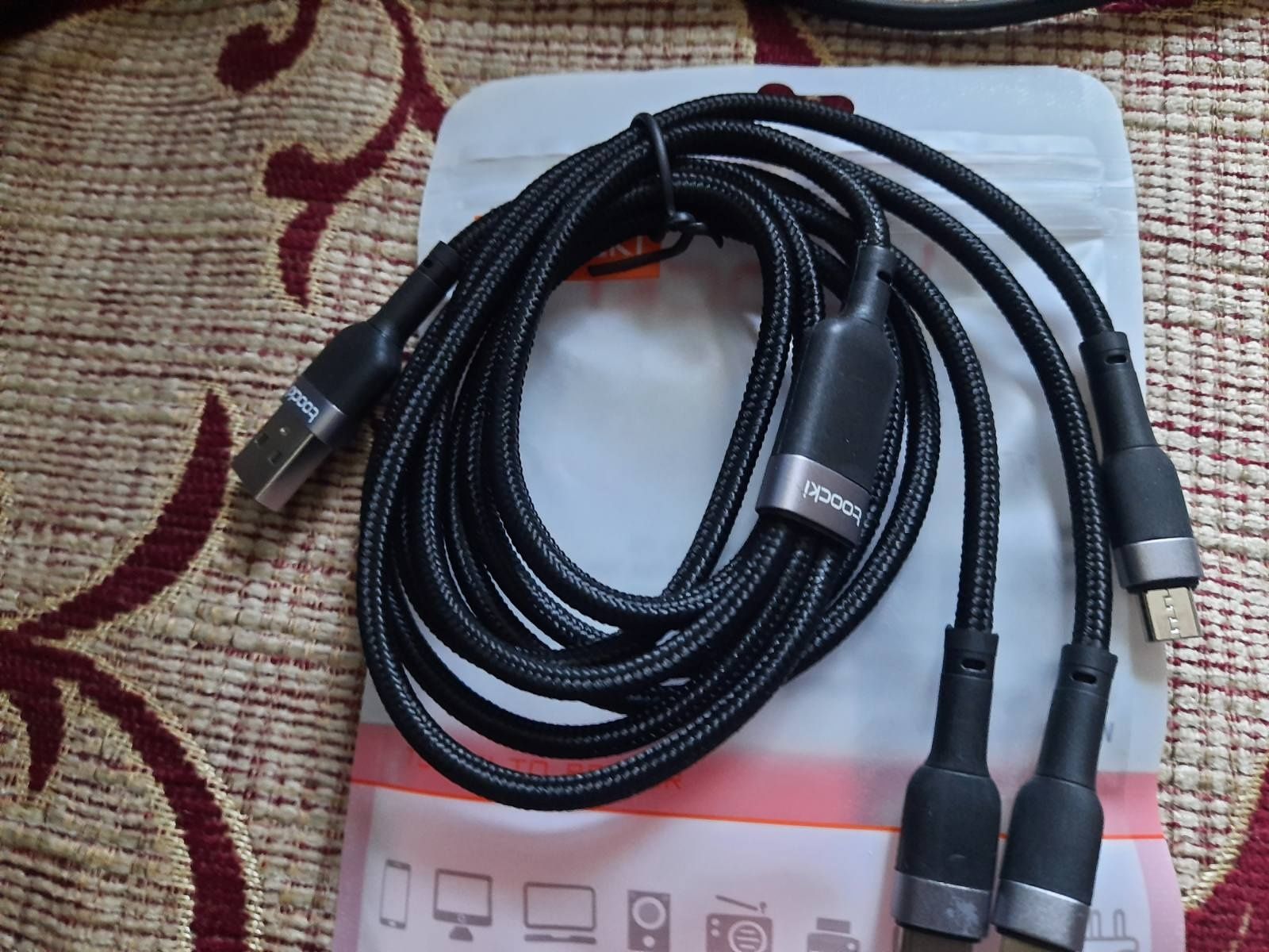 Провід шнур для швидкої зарядки mini usb,usb C