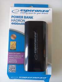 ESPERANZA Hadron 4400mAh czarny Powerbank