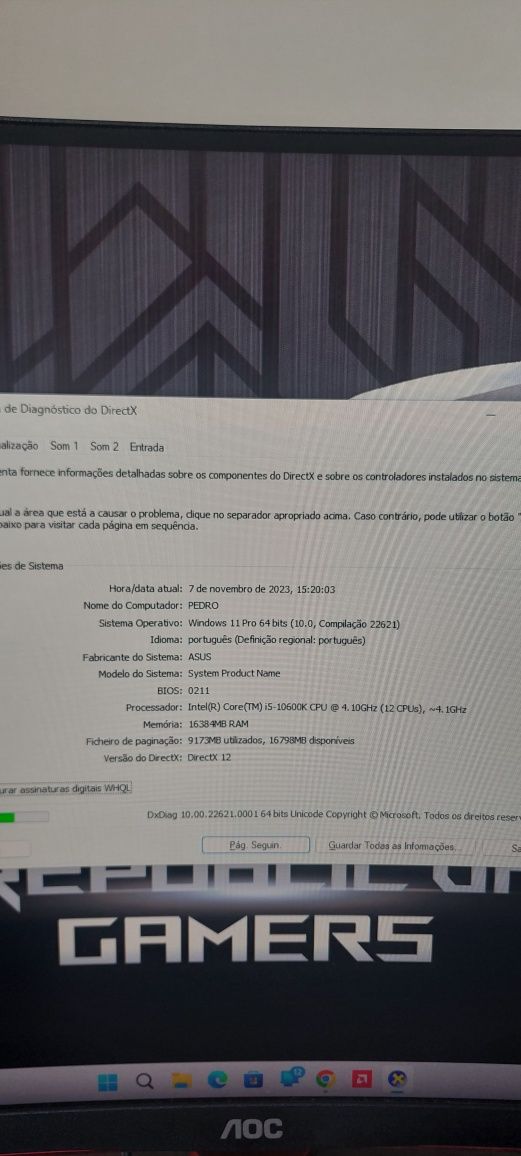 Pc gaming topo de gama como novo