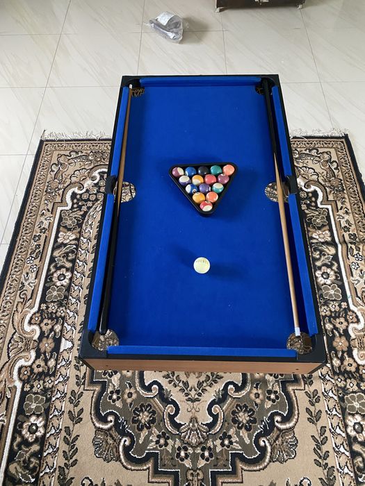 Настільна гра 3 в 1 (більярд + хокей/теніс) 100х57см