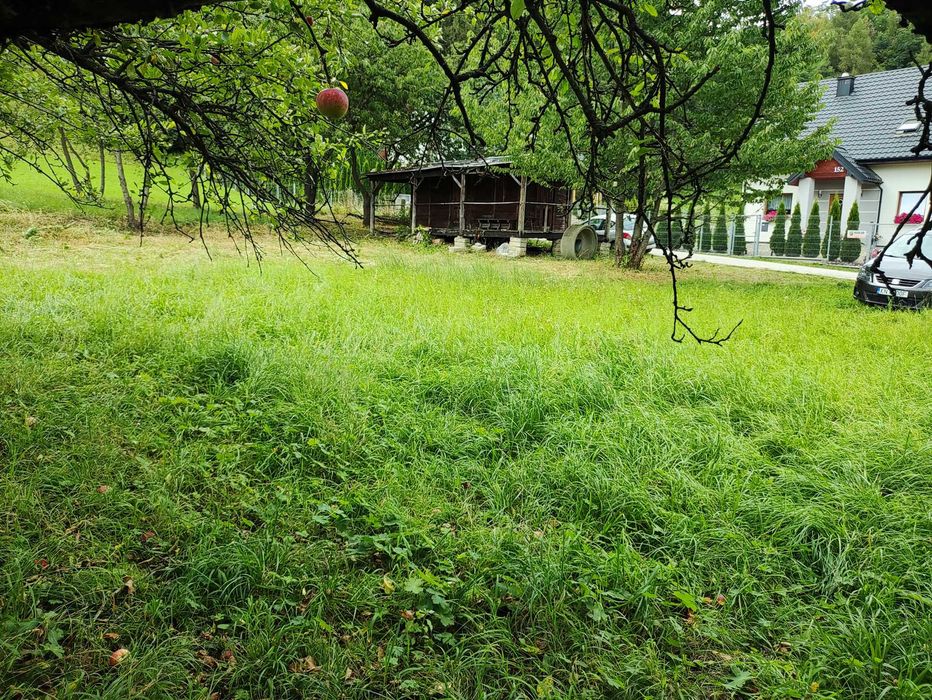 Działka Rdziostów blisko Nowego Sącza (Rzeka, Las, Sad)