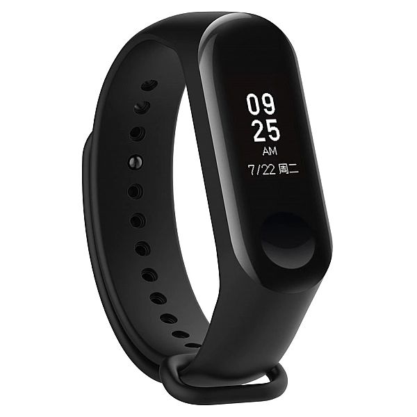 Silikonowa opaska zamienna do Xiaomi Mi Band 4 / Mi Band 3 czarny