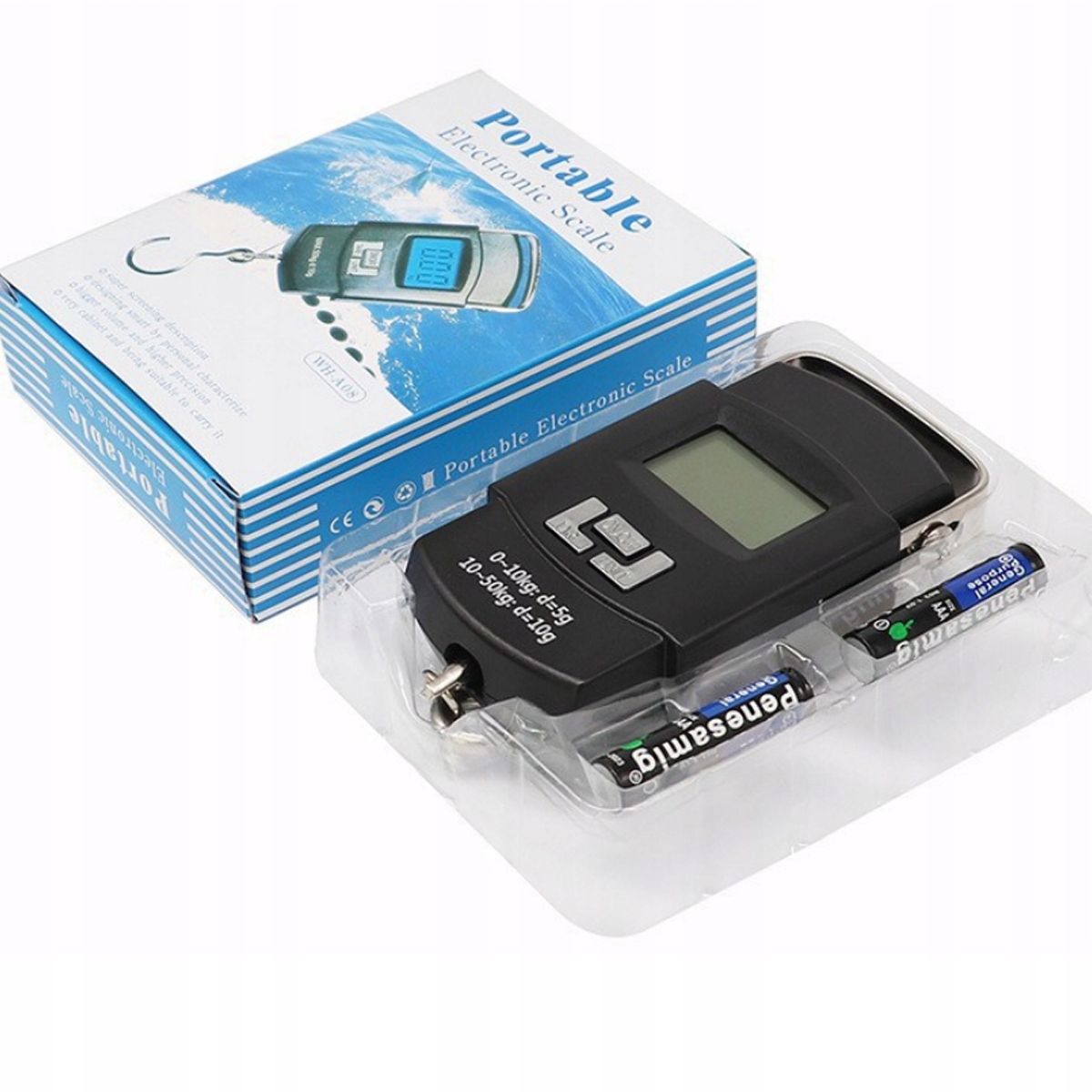 Waga Hakowa Cyfrowa Elektroniczna 50 Kg Wisząca Bagażowa Ręczna