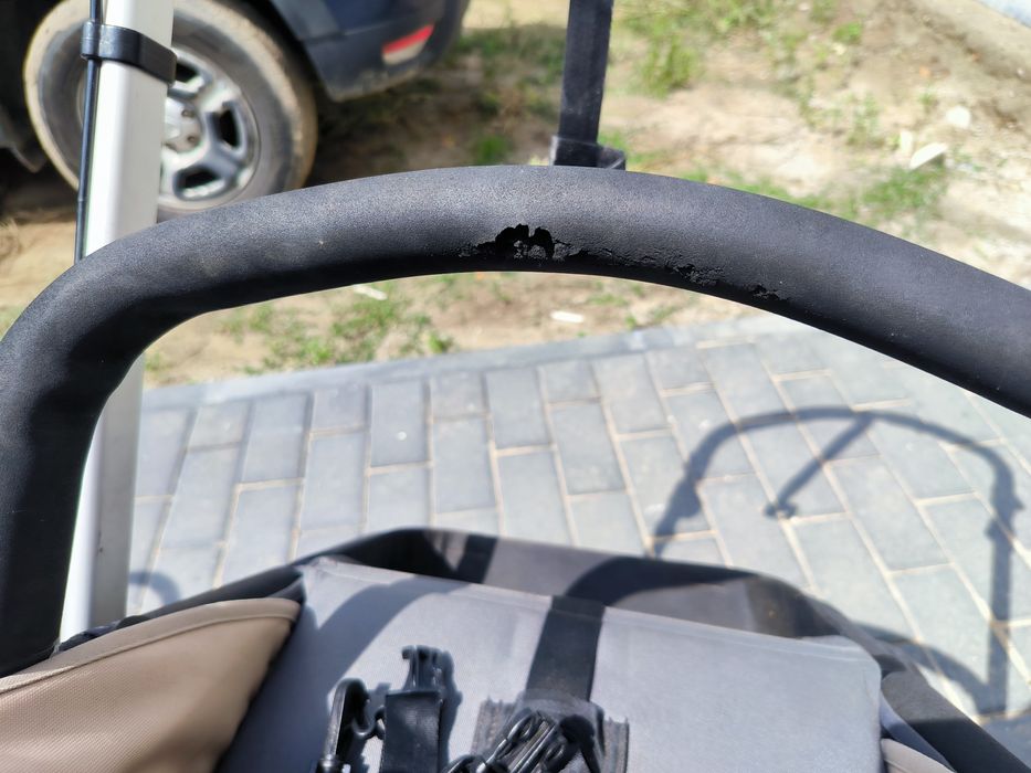 Wózek bugaboo cameleon z przedłużona budka letnią zepsuty hamulec