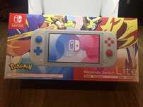 Consola Nintendo Switch lite Pokémon Zacian & Zamazenta NOVA RESERVADA