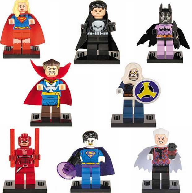 Bonecos minifiguras Super Heróis nº17 (compatíveis com Lego)