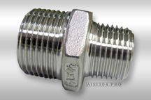 Ніпель перехідний нержавіючий 20/15 (3/4"х1/2") AISI304 | TRiNOX