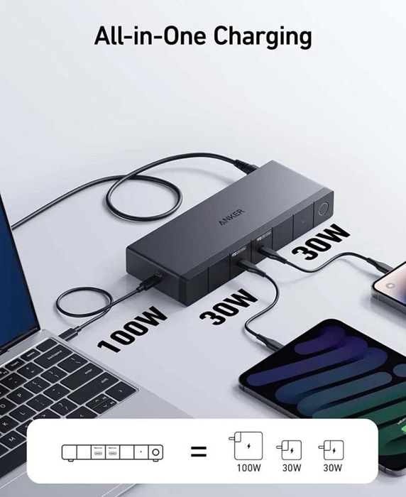 Док-станція Anker 568 (11 в 1, USB4)