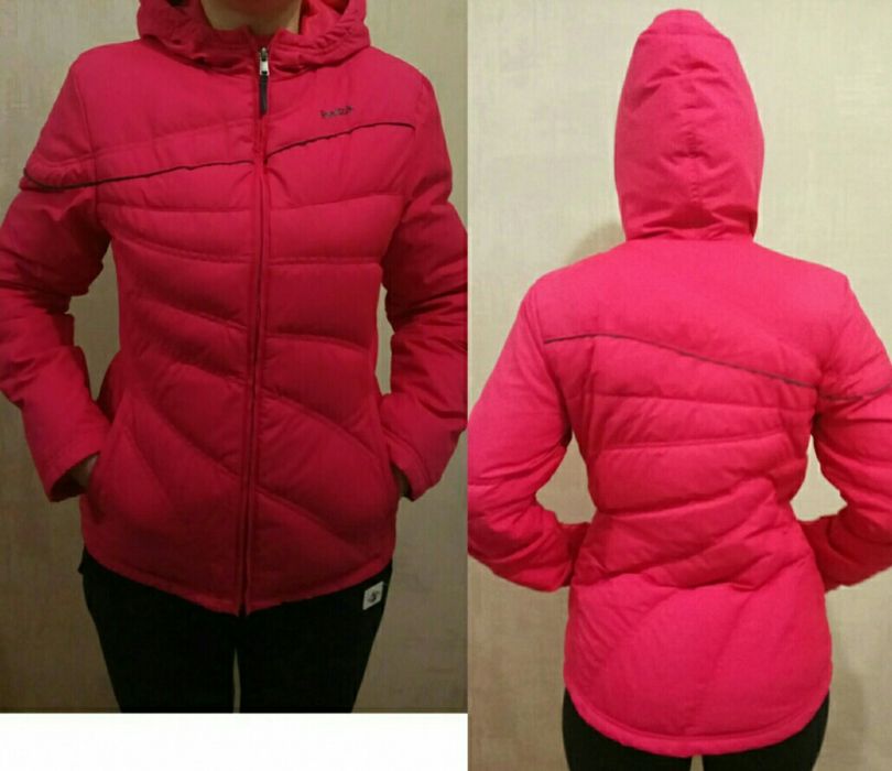 Пуховик Reebok розовый