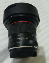 Объектив MEIKE 8 mm F3.5 aps-c для Canon EF fish eye рыбий глаз