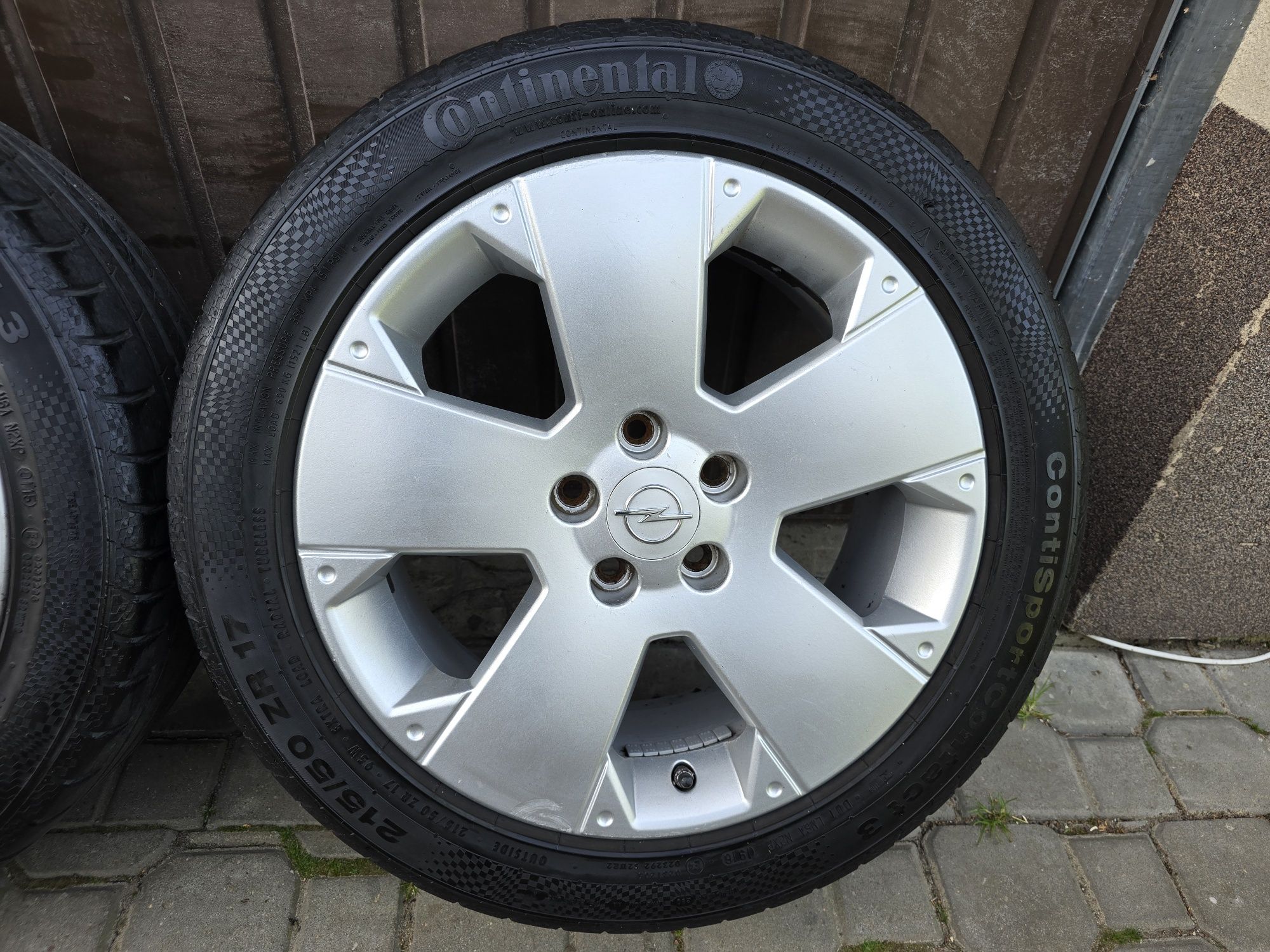 Felgi aluminiowe 17" Opel Vectra C GTS 5x110 Zafira Astra H Meriva B