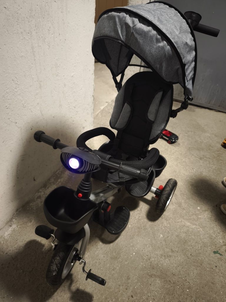 Rowerek Trójkołowy Baby Lux Szary